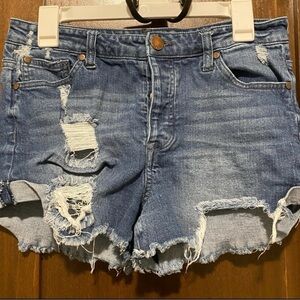 Distressed Denim Women's Shorts